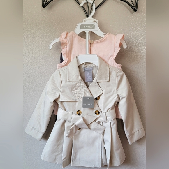 Tahari Other - Tahari 18 mo Outfit with Wrap Coat
